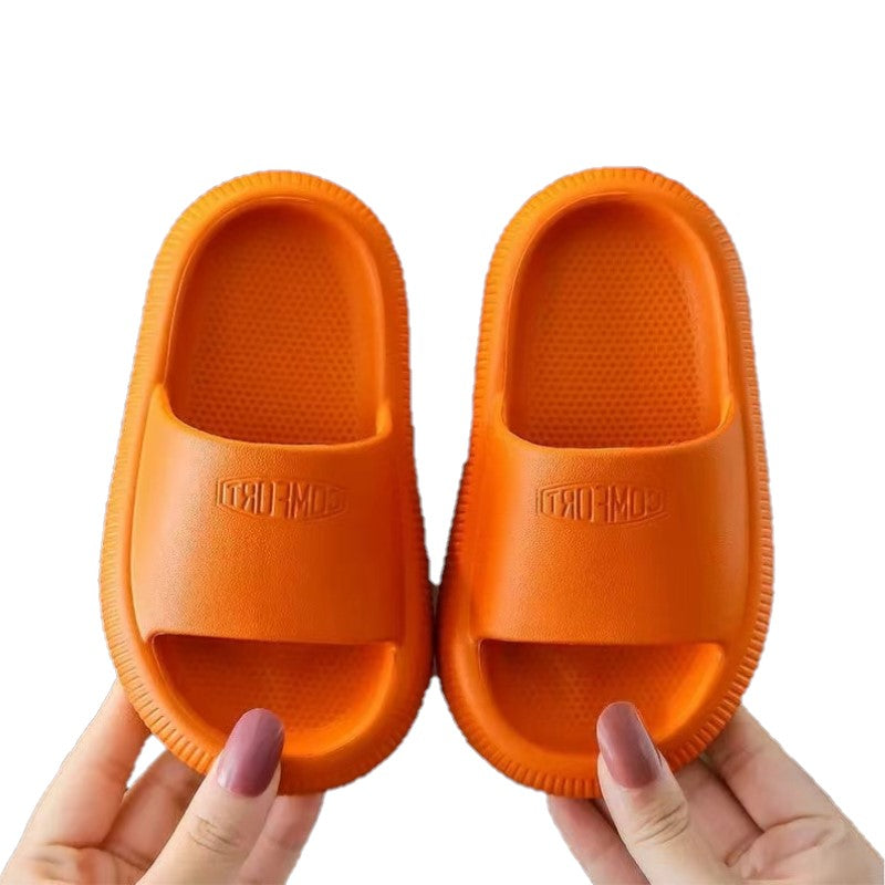 Claquette enfant orange