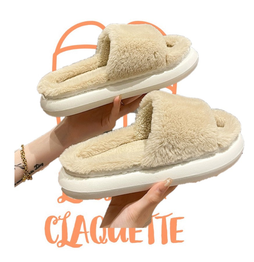 Claquette Femme Fourrure