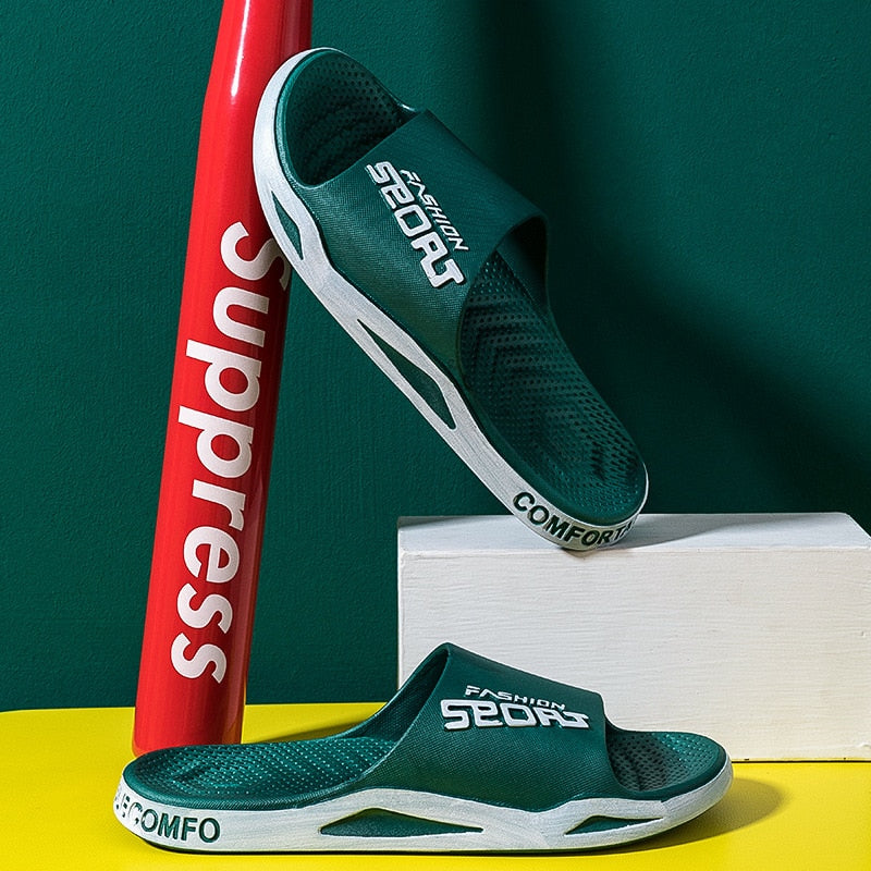 Claquette Multisport Verte