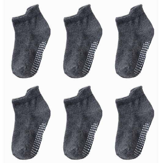 Lot 6 chaussette antidérapantes grises