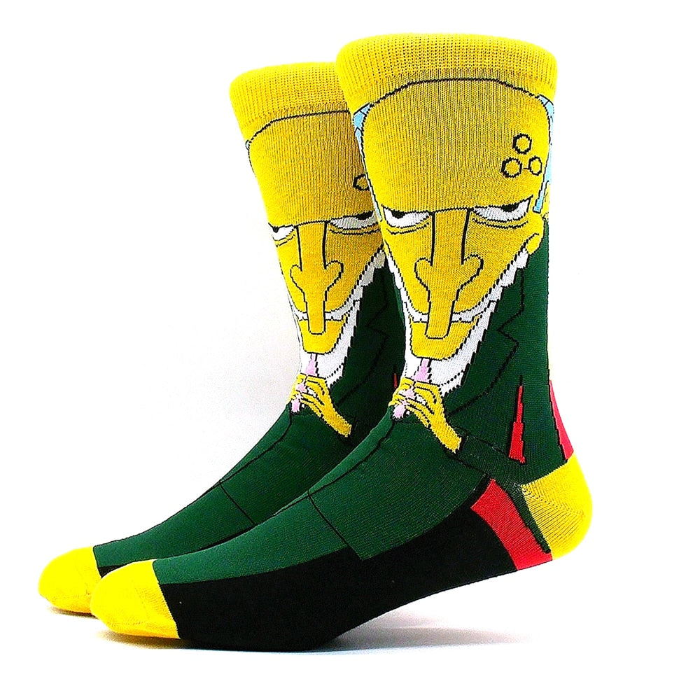 Chaussette Fun Simpson Mr bu