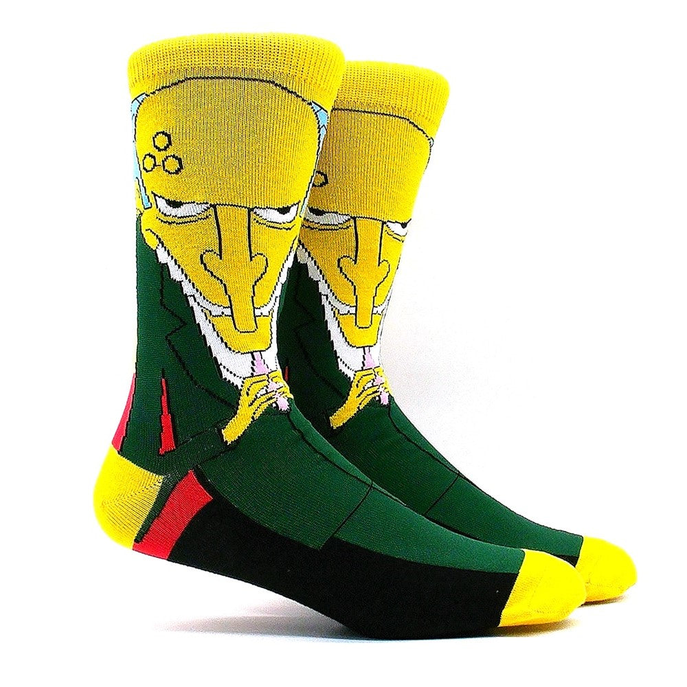 Chaussette Fun Simpson Mr bu