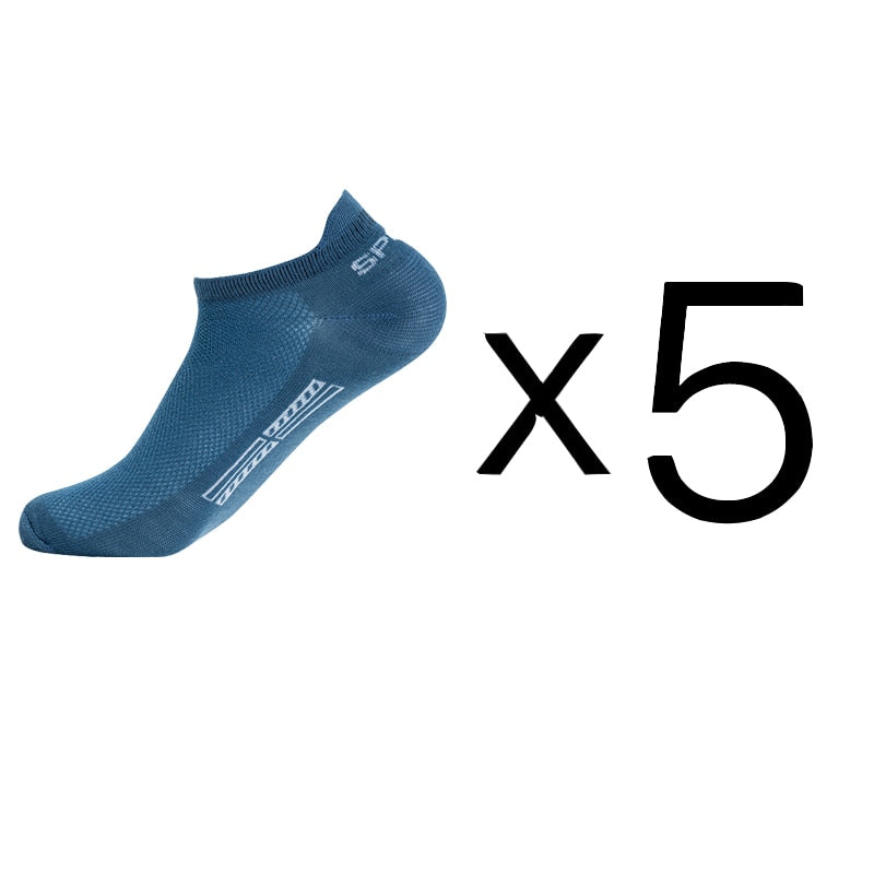 Lot de 5 chaussettes bleu